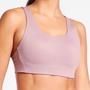 Athleta Advance Sprint Sports Bra Flora Mauve Lavender 36DD